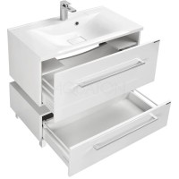 Тумба белый глянец 79,6 см Акватон Мадрид 1A126801MA010