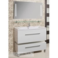 Тумба белый глянец 79,6 см Акватон Мадрид 1A126801MA010