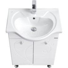 Тумба белый глянец 56,6 см Акватон Лиана 1A163101LL010