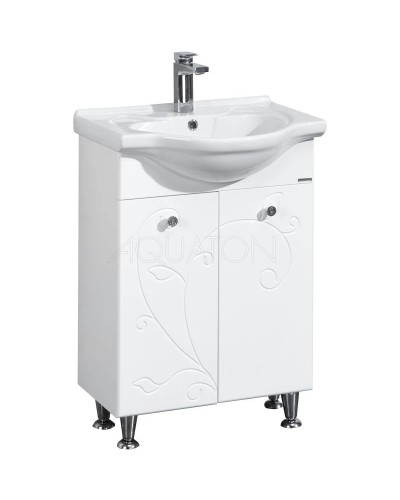 Тумба белый глянец 61,4 см Акватон Лиана 1A165701LL010