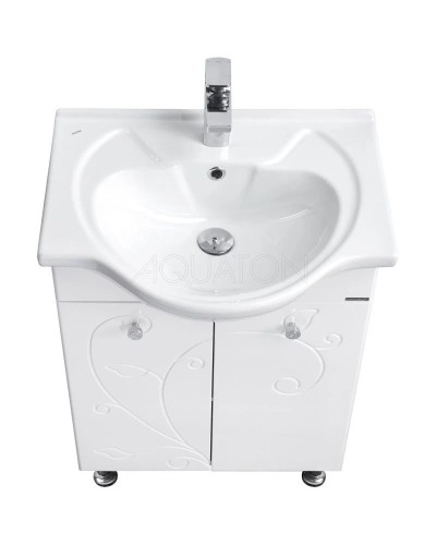 Тумба белый глянец 61,4 см Акватон Лиана 1A165701LL010