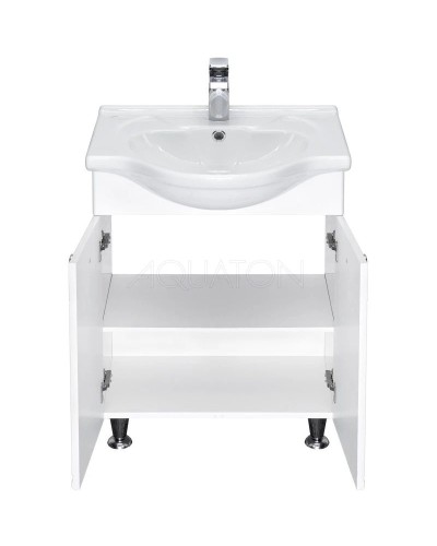 Тумба белый глянец 61,4 см Акватон Лиана 1A165701LL010