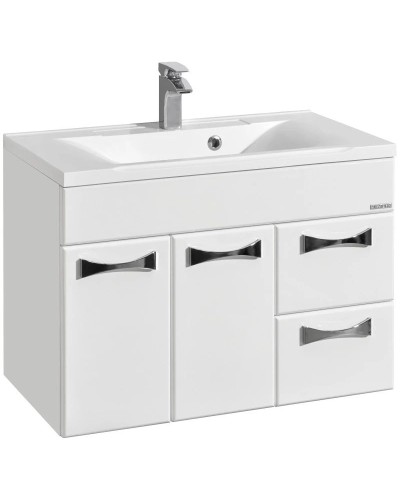 Тумба белый глянец 79,8 см Акватон Диор 1A167801DR010