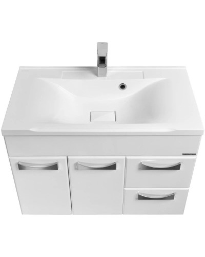 Тумба белый глянец 79,8 см Акватон Диор 1A167801DR010