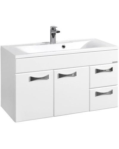 Тумба белый глянец 99,8 см Акватон Диор 1A167701DR010