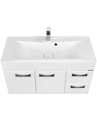 Тумба белый глянец 99,8 см Акватон Диор 1A167701DR010