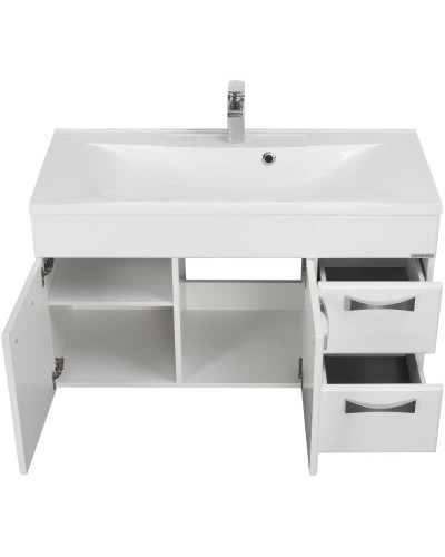 Тумба белый глянец 99,8 см Акватон Диор 1A167701DR010