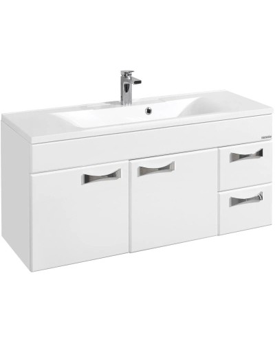 Тумба белый глянец 118,7 см Акватон Диор 1A110601DR010