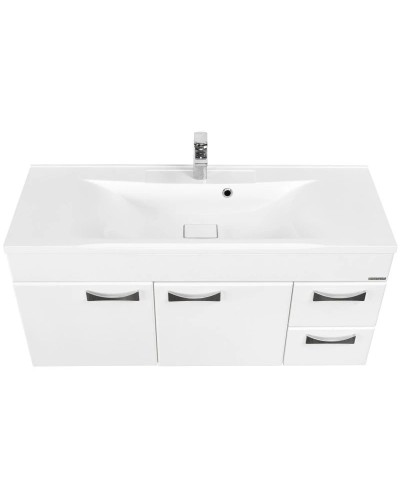 Тумба белый глянец 118,7 см Акватон Диор 1A110601DR010