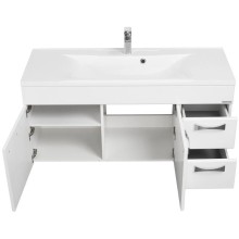 Тумба белый глянец 118,7 см Акватон Диор 1A110601DR010