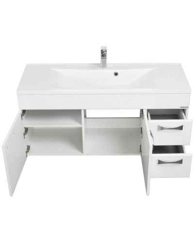 Тумба белый глянец 118,7 см Акватон Диор 1A110601DR010