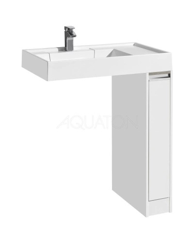 Тумба белый глянец 18 см Акватон Лондри 1A236101LH010