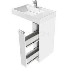 Тумба белый глянец 18 см Акватон Лондри 1A236101LH010