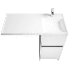 Тумба белый глянец 42 см Акватон Лондри 1A236001LH010