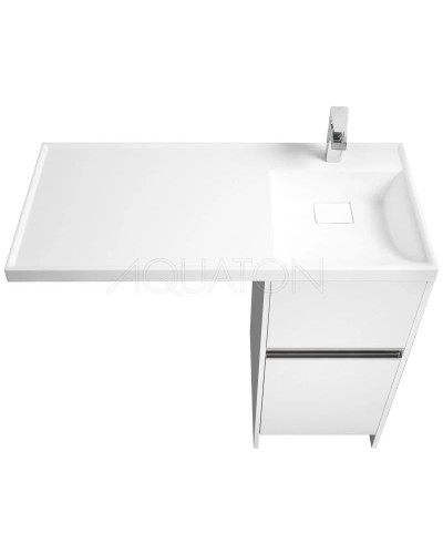 Тумба белый глянец 42 см Акватон Лондри 1A236001LH010