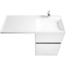 Тумба белый глянец 57 см Акватон Лондри 1A235901LH010