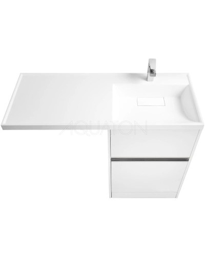 Тумба белый глянец 57 см Акватон Лондри 1A235901LH010