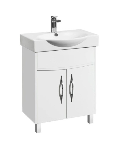 Тумба белый глянец 61,4 см Акватон Инфинити 1A197201IF010