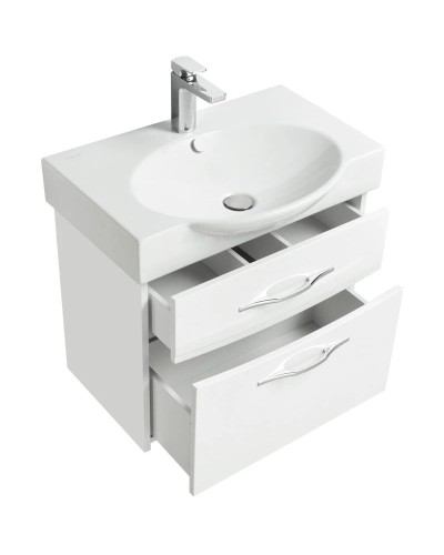 Тумба белый глянец 61,4 см Акватон Инфинити 1A196901IF010