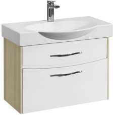 Тумба белый глянец/ясень коимбра 73 см Акватон Инфинити 1A192001IFSC0