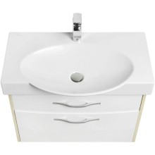 Тумба белый глянец/ясень коимбра 73 см Акватон Инфинити 1A192001IFSC0