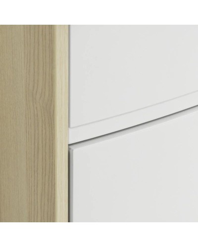 Тумба белый глянец/ясень коимбра 73 см Акватон Инфинити 1A192001IFSC0