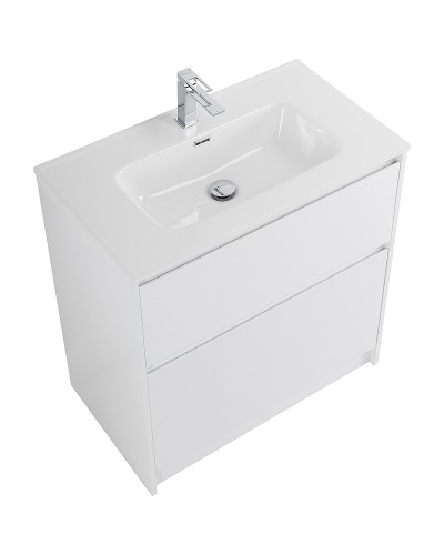 Тумба под раковину BelBagno Kraft 80 KRAFT-800-2C-PIA-BO Bianco Opaco