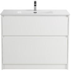 Тумба под раковину BelBagno Kraft 100 KRAFT-1000-2C-PIA-BO Bianco Opaco