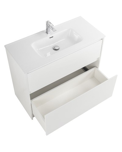 Тумба под раковину BelBagno Kraft 100 KRAFT-1000-2C-PIA-BO Bianco Opaco