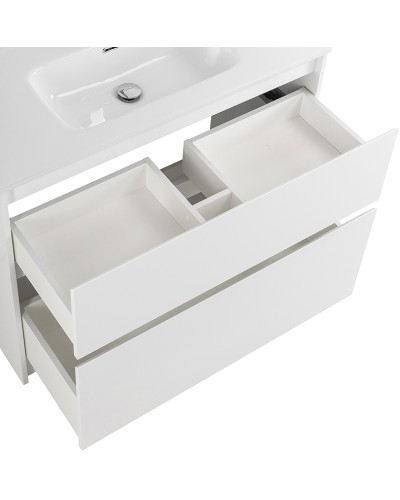 Тумба под раковину BelBagno Kraft 100 KRAFT-1000-2C-PIA-BO Bianco Opaco