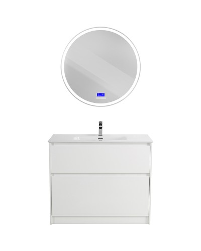 Тумба под раковину BelBagno Kraft 100 KRAFT-1000-2C-PIA-BO Bianco Opaco