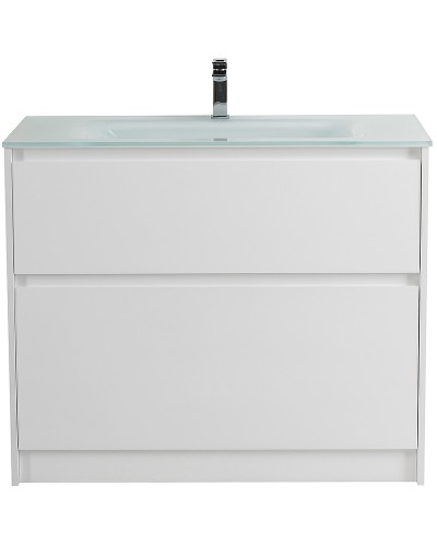 Тумба под раковину BelBagno Kraft 100 KRAFT-1000-2C-PIA-BO Bianco Opaco