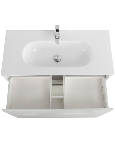 Тумба под раковину BelBagno Kraft 100 KRAFT-1000-2C-PIA-BO Bianco Opaco