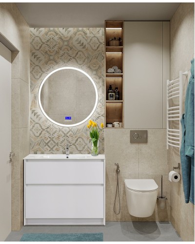 Тумба под раковину BelBagno Kraft 100 KRAFT-1000-2C-PIA-BO Bianco Opaco