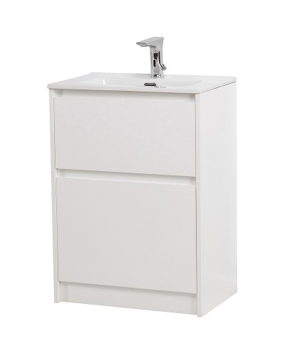 Тумба под раковину BelBagno Kraft 39 60 KRAFT39-600/390-2C-PIA-BO Bianco Opaco