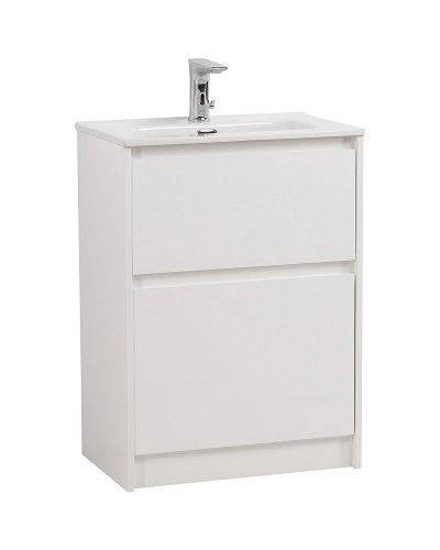 Тумба под раковину BelBagno Kraft 39 60 KRAFT39-600/390-2C-PIA-BO Bianco Opaco