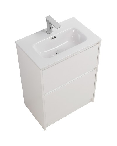 Тумба под раковину BelBagno Kraft 39 60 KRAFT39-600/390-2C-PIA-BO Bianco Opaco