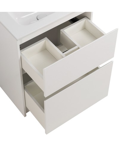 Тумба под раковину BelBagno Kraft 39 60 KRAFT39-600/390-2C-PIA-BO Bianco Opaco