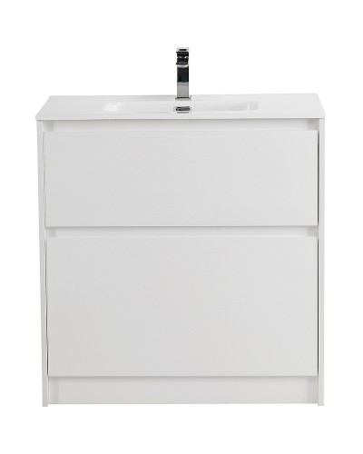 Тумба под раковину BelBagno Kraft 39 80 KRAFT39-800/390-2C-PIA-BO Bianco Opaco