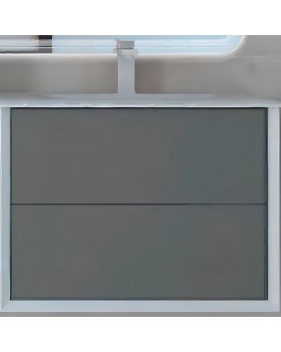 Тумба под раковину Cezares Bellagio 70 55301 подвесная Grigio nuvola