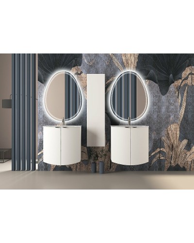 Тумба под раковину Cezares Rialto 70 55170 подвесная Bianco opaco