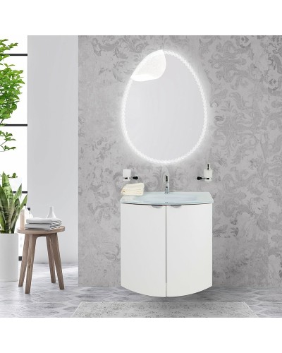 Тумба под раковину Cezares Rialto 70 55170 подвесная Bianco opaco