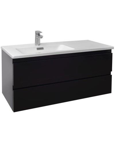 Тумба черный глянец 99,8 см Jacob Delafon Madeleine EB2054-J52