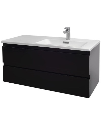 Тумба черный глянец 99,8 см Jacob Delafon Madeleine EB2055-J52