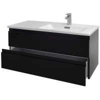 Тумба черный глянец 99,8 см Jacob Delafon Madeleine EB2055-J52