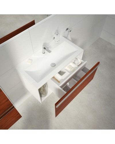 Тумба под раковину Ravak SD Clear 80 X000000758 подвесная Белая Вишня