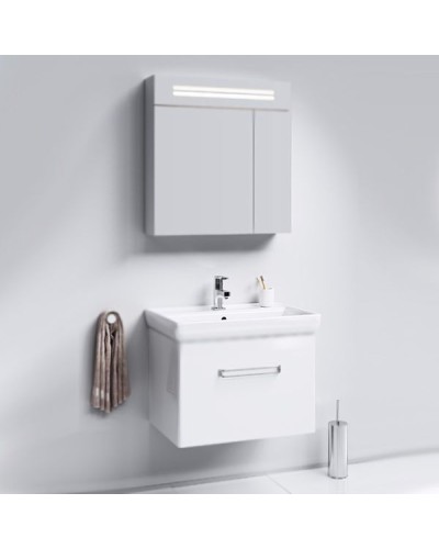 Тумба под раковину Aqwella Нео 70 Neo.01.07/1 подвесная Белая