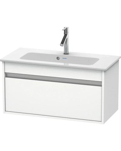 Тумба белый матовый 80 см Duravit Ketho KT642301818