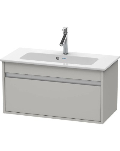 Тумба бетонно-серый матовый 80 см Duravit Ketho KT642300707