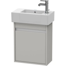 Тумба бетонно-серый матовый 45 см Duravit Ketho KT6629L0707